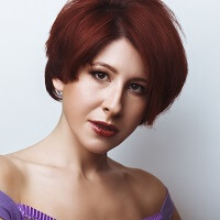 короткая женская стрижка брюнетка