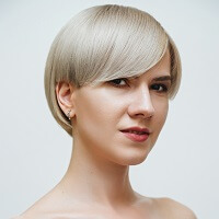 короткая женская стрижка сессон блондинка